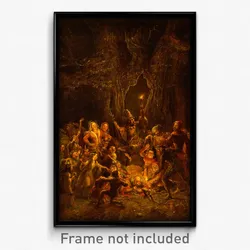 George Cruikshank - Herne's Oak from 'The Merry Wives of Windsor,' V, v