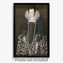 Robert Peake the Elder - Portrait of a Woman, Traditionally Identified as Mary Clopton (born Waldegrave), of Kentwell Hall, S...