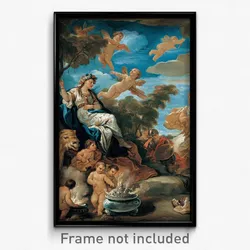 Luca Giordano, copies - Series of the Four Parts of the World. Asia