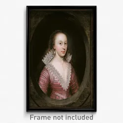 Cornelius Johnson - A lady, thought to be Catherine Fenn