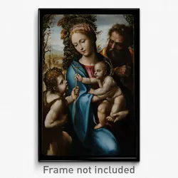 Giovanni Antonio Bazzi known as "Sodoma" - Holy Family with young Saint John