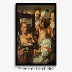 Bernardo Strozzi - Vanitas (Old Coquette)