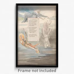William Blake - The Poems of Thomas Gray, Design 11, "Ode on the Death of a Favourite Cat."