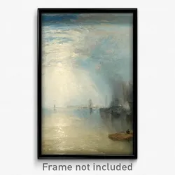Joseph Mallord William Turner - Keelmen Heaving in Coals by Moonlight