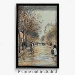 Jean-Franҫois Raffaëlli - Street in Asnières