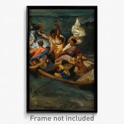 Eugène Delacroix - Christ on the Sea of Galilee