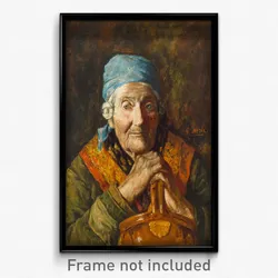 Girolamo Nerli - An old woman (study)