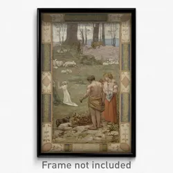 Pierre Puvis de Chavannes - Saint Genevieve as a child in prayer