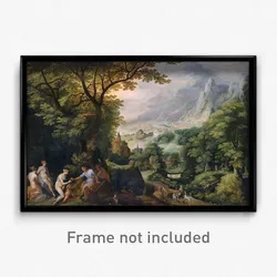 Gillis van Coninxloo - Landscape with the Judgement of Paris