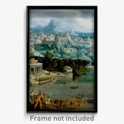 Maerten van Heemskerck - Panorama with the Abduction of Helen Amidst the Wonders of the Ancient World