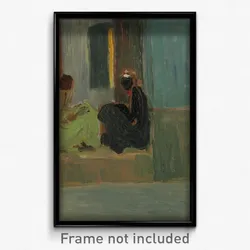 Pedro Figari - Negras en la puerta o Negras en zaguán