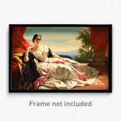 Franz Xaver Winterhalter - Portrait of Leonilla, Princess of Sayn-Wittgenstein-Sayn