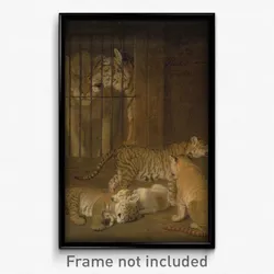 Jacques-Laurent Agasse - Group of Whelps Bred between a Lion and a Tigress