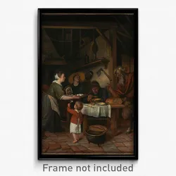 Jan Steen (Dutch - The Satyr and the Peasant Family