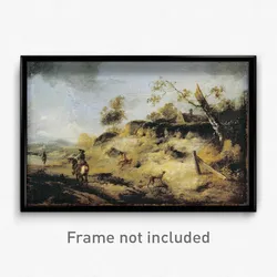 Wouwerman, Philips - Sandbank with Travellers