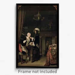 Franz van Mieris the Elder - Cavalier in the Shop