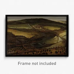 Leonard Knyff - The North Prospect of Hampton Court, Herefordshire