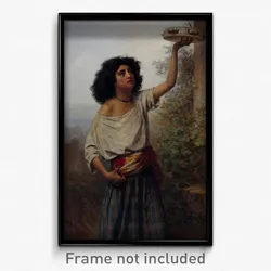 Kārlis Teodors Hūns - Young Gipsy Woman