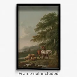 Charles Towne - Landscape with a Shepherd