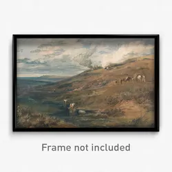 Joseph Mallord William Turner - Dartmoor- The Source of the Tamar and the Torridge