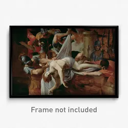 Lodovico Carracci (Italian - St. Sebastian Thrown into the Cloaca Maxima