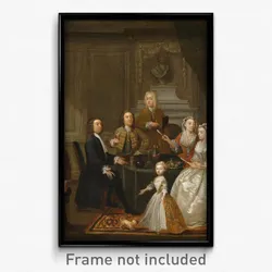 Gawen Hamilton - Group portrait, probably of the Raikes family