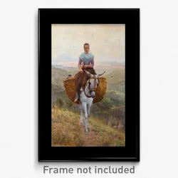 Modesto Teixidor y Torres - Women Riding a Donkey