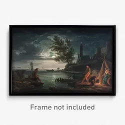 Claude-Joseph Vernet - The four times of day- Night