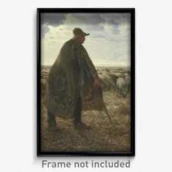 Jean-François Millet - Shepherd Tending His Flock