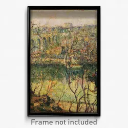 Ernest Lawson - High Bridge - Early Moon