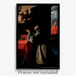 Francisco de Zurbarán - The Prayer of St. Bonaventura about the Selection of the New Pope