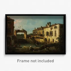 Canaletto - Lock near Dolo