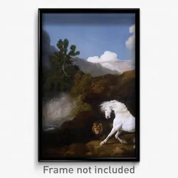 George Stubbs - Horse Frightened by a Lion