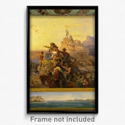 Emanuel Gottlieb Leutze - Westward the Course of Empire Takes Its Way (mural study, U.S. Capitol)