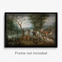 Jan Breughel Ii - Paradise Landscape with Animals