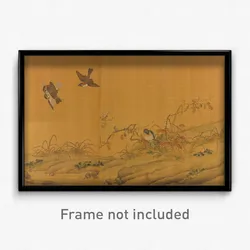 Landscape with Birds, Berries, Roses and Rabbits