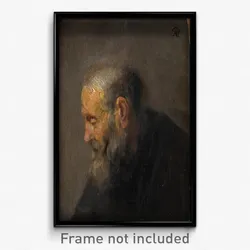 Rembrandt van Rijn - Study of an Old Man in Profile