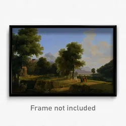 Jean-Victor Bertin - Landscape, Site of Greece (Paysage, Site de la Grèce)