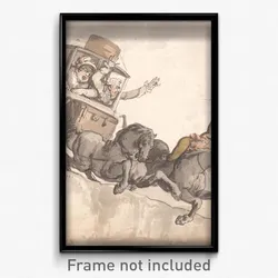 Thomas Rowlandson - The Runaway Coach