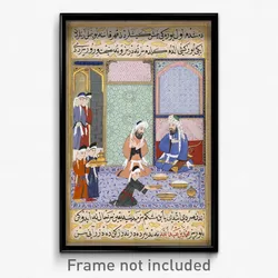 Lütfi Abdullah - Scene of Feasting from Sultan Murad III's "Siyer-I Nebi" or "Life of the Prophet"