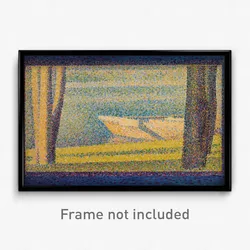 Georges Seurat, French - Moored Boats and Trees
