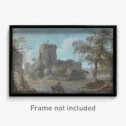 Paul Sandby - The Entrance to Chepstow Castle