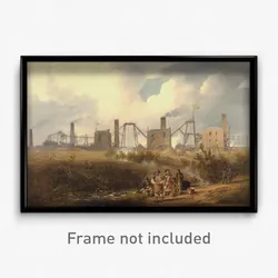 John Wilson Carmichael - A View of Murton Colliery near Seaham, County Durham