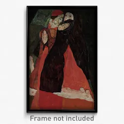 Egon Schiele - Cardinal and Nun (Caress)