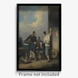 George Chinnery - Coolies Round the Food Vendor's Stall