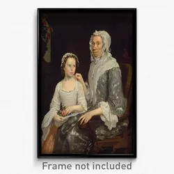 George Beare - Portrait of an Elderly Lady and a Girl