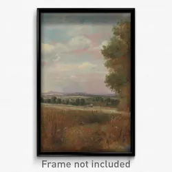 Lionel Constable - Landscape at Hampstead, with Harrow in the Distance
