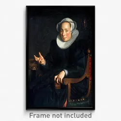 Joachim Wtewael - Portrait of Christina Wtewael van Halen (1568-1629)
