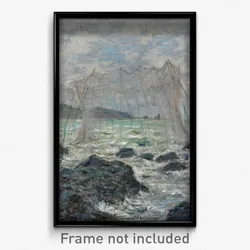Claude Monet - Fishing nets at Pourville