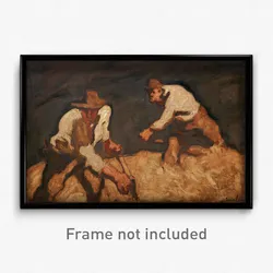 Albin Egger-Lienz - Reapers in a GatheringStorm